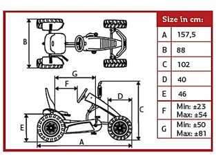 BERG XL New Holland Trac BFR-3 Go Kart