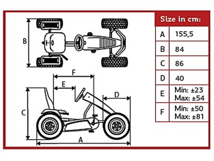 BERG XL JEEP Revolution Trac BFR-3 Go Kart