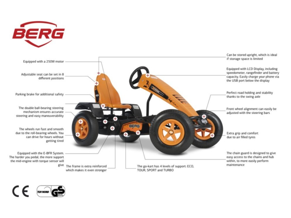 BERG XXL X-Cross E-BFR Go-Kart