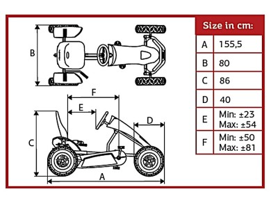 BERG Black Edition BFR Pedal Go Kart