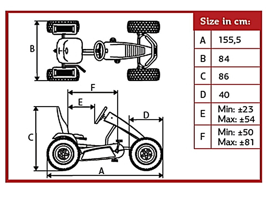 BERG XL JEEP Revolution Trac Adult Go Kart