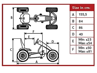 BERG XL JEEP Revolution Trac Adult Go Kart